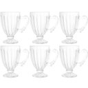 Ver imagem 1 de Jogo de Xícaras de Café 6 Peças Taças Pequenas 100ml Cristal Imperial Lyor Casa Cafeteria