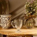 Ver imagem 7 de Jogo de Xícaras de Café 6 Peças Taças Pequenas 100ml Cristal Imperial Lyor Casa Cafeteria