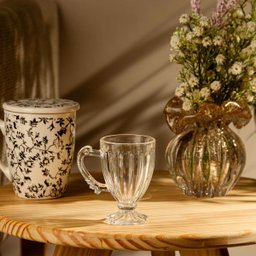 Jogo de Xícaras de Café 6 Peças Taças Pequenas 100ml Cristal Imperial Lyor Casa Cafeteria - 7 Jogo de Xícaras de Café 6 Peças Taças Pequenas 100ml Cristal Imperial Lyor Casa Cafeteria - 7