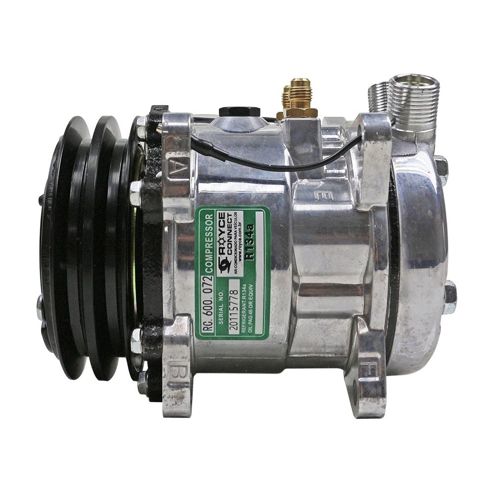 Compressor 5h09/se505 Máquina Mini Carregadeira 299d/ 242d3 ...