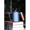 Ver imagem 2 de Chaleira Aço Inox Azul Bico Fino com Termômetro 550ml - Ilc