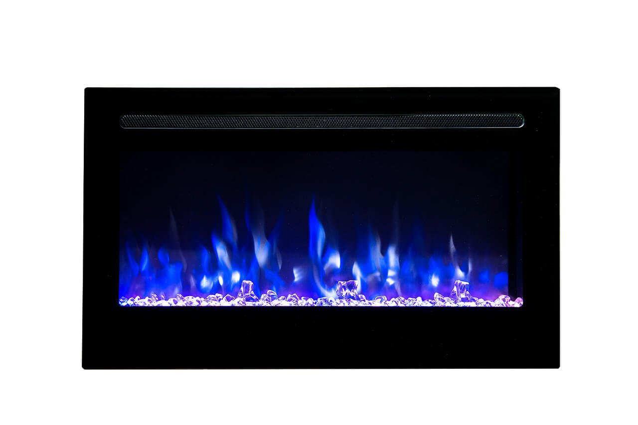 Lareira Elétrica Wgrif Rubi 30''- P/ Embutir Totalmente 220v - 2