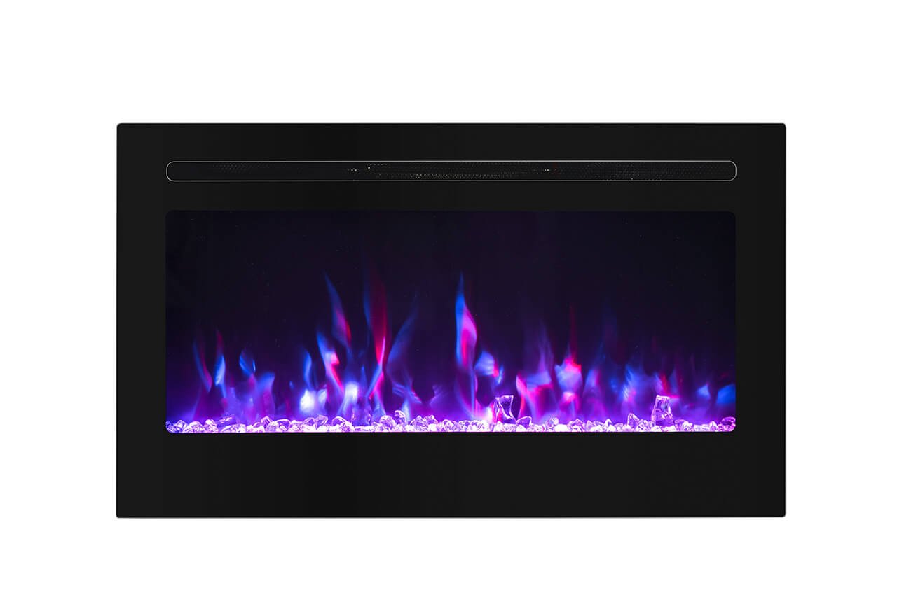 Lareira Elétrica Wgrif Rubi 30''- P/ Embutir Totalmente 220v - 4