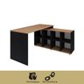 Mesa em L Escrivaninha Kubus com 8 Nichos Yescasa - 2