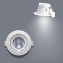 Ver imagem 2 de - 10x Spot Redondo Embutir Sanca 5w Direcionavel Mr11 Dicroica