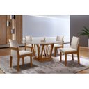 Ver imagem 2 de Conjunto Mesa Harpa 135cm e 4 Cadeiras Mônaco Yescasa