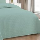 Ver imagem 5 de Kit Cobre Leito Colcha Anarruga Nuvem 3 Peças Casal 220x240cm Verde Sonhare