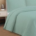 Ver imagem 3 de Kit Cobre Leito Colcha Anarruga Nuvem 3 Peças Casal 220x240cm Verde Sonhare