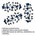 Ver imagem 5 de Enfeite de Parede Decorativo Todo de Ferro 5 Rosas:azul