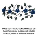 Ver imagem 4 de Enfeite de Parede Decorativo Todo de Ferro 5 Rosas:azul