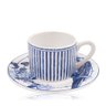 Conjunto 6 Xícaras Chá com Pires Arara Azul - 1