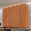 Ver imagem 1 de Guarda Roupa Casal Paris MDF 6 Portas 6 Gavetas Moderna Mobília