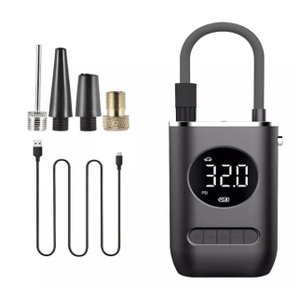 Bomba de Ar Portátil Automática Elétrica Smart Digital Carro Bike Moto