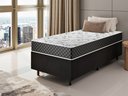 Ver imagem 4 de Colchão Espuma Solteiro D33 14cm 1,88m 88cm Double Face Sleep Viero Preto/Xadrez