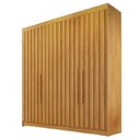 Ver imagem 2 de Guarda Roupa 4 Portas Potente 100% Mdf Peroba - Móveis Europa
