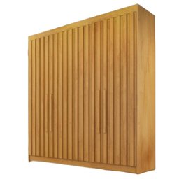 Guarda Roupa 4 Portas Potente 100% Mdf Peroba - Móveis Europa - 2