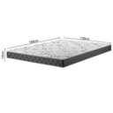 Ver imagem 3 de Colchão Espuma D33 14cm 1,88m 1,38m Double Face Sleep Viero Preto/Xadrez