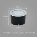 Ver imagem 2 de Balizador de Embutir Piso Solo LED SMD Br. Quente 7W ST2877