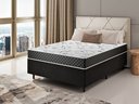 Ver imagem 4 de Colchão Espuma Casal D33 20cm 1,88m 1,38m Double Face Sleep Viero Preto/Xadrez