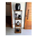 Ver imagem 2 de Estante Decorativa Ferro Madeira Artesanal Multiuso jardim cozinha quarto MINAS ARTE PRÓPRIA estante