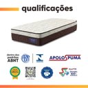 Ver imagem 7 de Cama Box Colchão Solteiro Molas Superlastic Euro Pillow Start 88x188x62cm Apolo