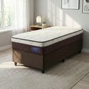Ver imagem 3 de Cama Box Colchão Solteiro Molas Superlastic Euro Pillow Start 88x188x62cm Apolo