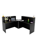 Ver imagem 4 de Balcão Atendimento De Canto Em L Recepção Consultório 120x60cm