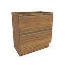 Ver imagem 1 de Balcão 2 Gavetas Kappesberg Celeste 100% Mdf Nogueira 80cm