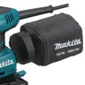 Lixadeira Orbital 200w Industrial Profissional com 3 Folhas de Lixa Saco Coletor Bo4556 220v Makita - 5