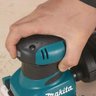 Lixadeira Orbital 200w Industrial Profissional com 3 Folhas de Lixa Saco Coletor Bo4556 220v Makita - 4