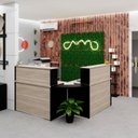 Ver imagem 2 de Balcão Atendimento de Canto para Recepção 2 Gavetas