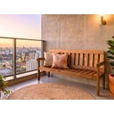 Ver imagem 7 de Banco de Jardim 190cm Madeira Maciça 4 Lugares Yescasa