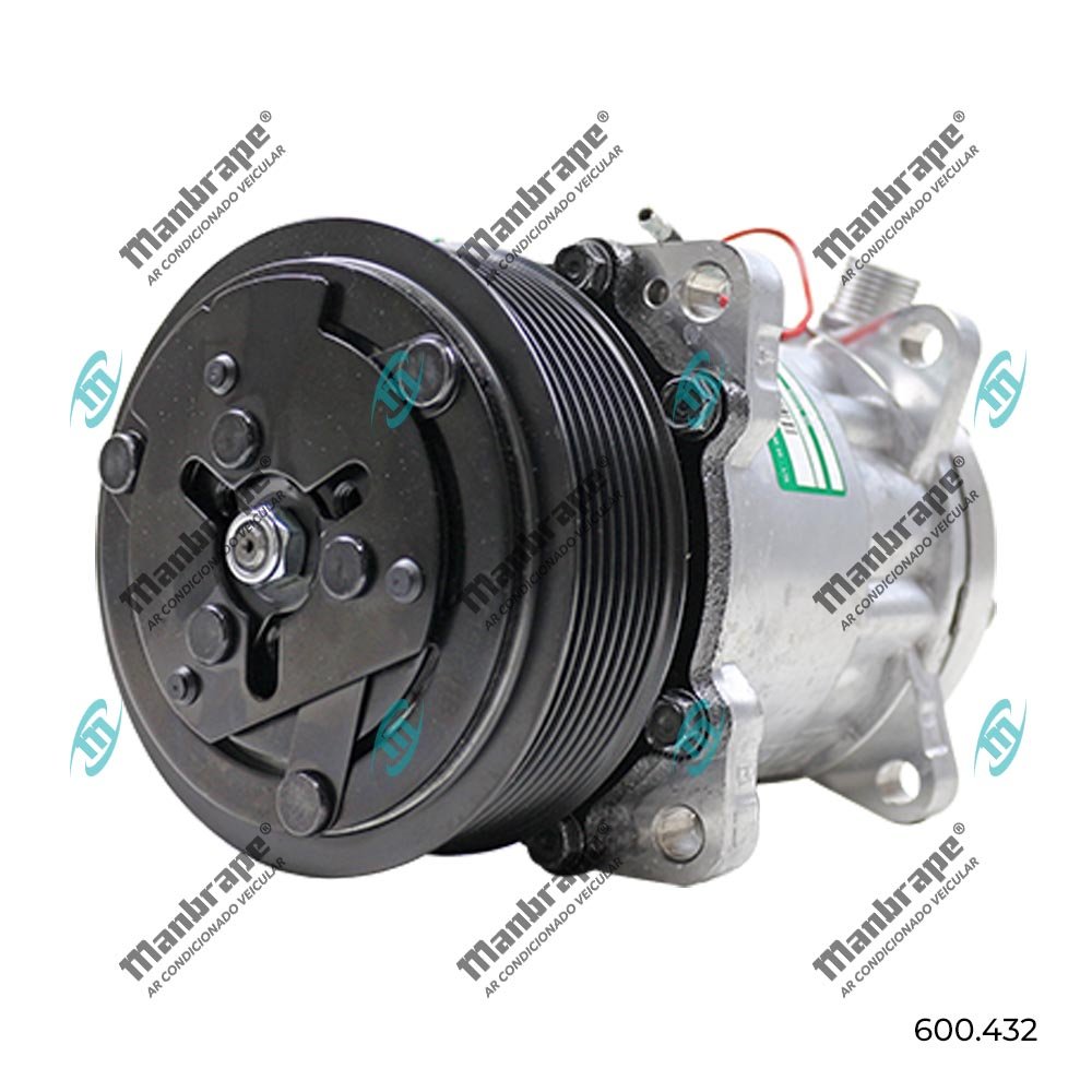 Compressor Sanden 7h15 Máquina 4864 12volts Polia 8pk 119mm - 4