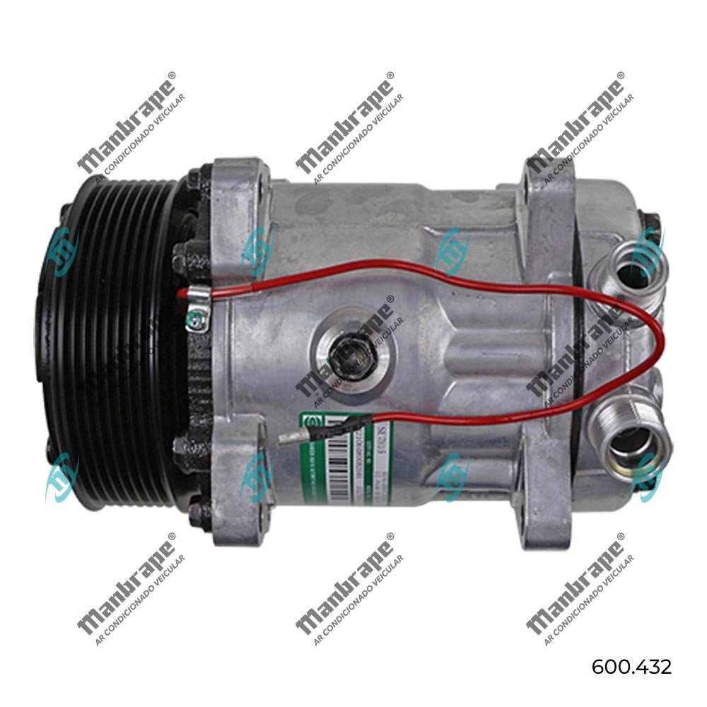 Compressor Sanden 7h15 Máquina 4864 12volts Polia 8pk 119mm - 5