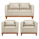 Ver imagem 1 de Kit Sofá 3 Lugares e 2 Poltronas Europa 180 cm Estilo Conforto e Elegância Corano - Doce Sonho Móvei