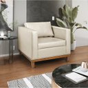Ver imagem 3 de Kit Sofá 3 Lugares e 2 Poltronas Europa 180 cm Estilo Conforto e Elegância Corano - Doce Sonho Móvei