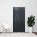 Ver imagem 1 de Porta Pivotante de Alumínio 210 X 100cm com Puxador e Fechadura Digital Linha 30 Direita