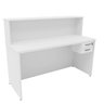 Balcão Atendimento Recepção Consultório 140x60cm com Gaveta - 3