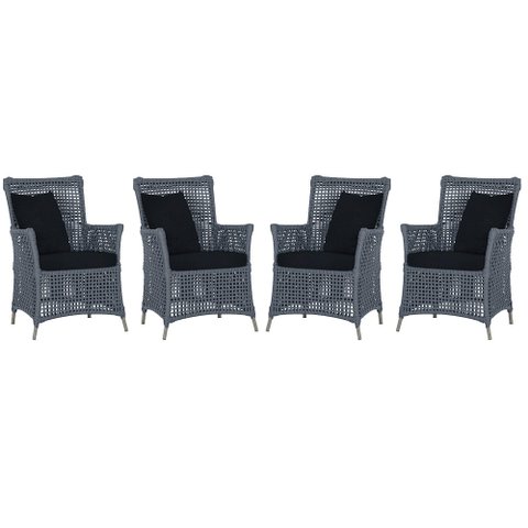 4 Poltronas Igapó Alumínio Micro Pintura Fendi Corda Náutica Estofado 12