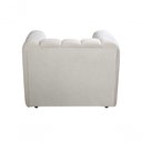 Ver imagem 3 de Poltrona Mona Decorativa para Sala de Estar Linho com Espuma D28 Bouclê Bege 500 Bella Decor