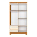 Ver imagem 4 de Guarda-Roupa Infantil 04 Portas e 02 Gavetas Olímpia com Espelho Cinamomo/Off White