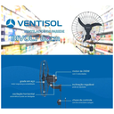 Ver imagem 5 de Ventilador de Parede New 60cm 147w 3 Pás Pr Bivolt - Ventisol