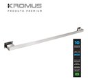 Ver imagem 3 de Toalheiro Porta Toalha Banho Banheiro 80 cm Inox - Kromus RT0307