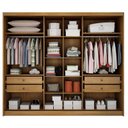 Ver imagem 2 de Guarda Roupa Casal Logan 3 Portas 4 Gavetas Cumaru 23 com Nicho – Novo Horizonte