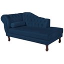 Ver imagem 2 de Diva Recamier Dora 130cm Lado Direito Azul Marinho