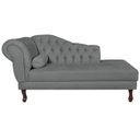 Ver imagem 2 de Diva Recamier Dora 130cm Lado Direito Cinza