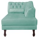 Ver imagem 5 de Diva Recamier Dora 130cm Lado Direito Azul Tiffany