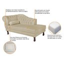 Ver imagem 6 de Diva Recamier Dora 130cm Lado Direito Bege