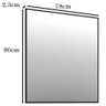 Espelho Para Banheiro Com Painel Preto 78x90 B06 Gama - Lyam Decor - 3