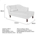 Ver imagem 3 de Diva Recamier Dora 130cm Lado Direito